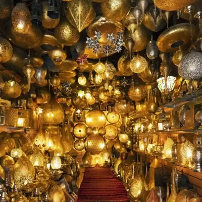 reggies adventures, Lighting shop Marrakech